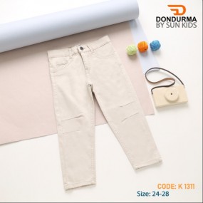 BEIGE DONDURMA BOY PANTALONE