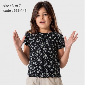 Black Splendor Girl Blouse