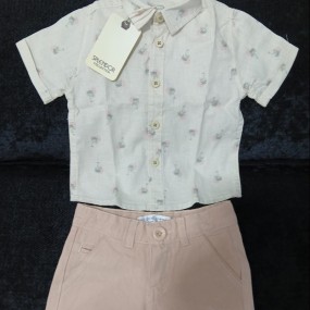 Splendor Boy  shirt and short Set