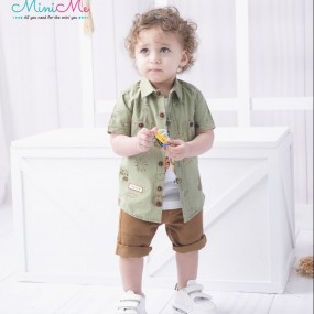 Mini me Animals Baby Boy 3PCs set