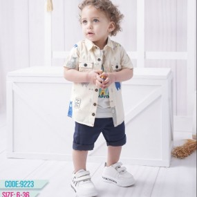 Mini me Snow Bear Baby Boy 3PCs set